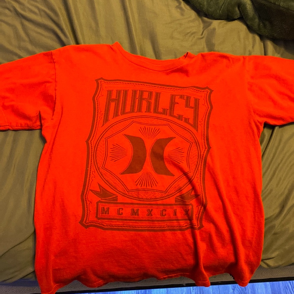 Red Hurley short sleeve shirt